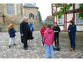 Rasseln in Naumburg - eine alte Ostertradition (© Karl-Franz Thiede)